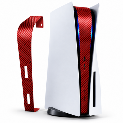 PlayStation 5 Mid Skin Carbon Rot