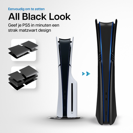 PlayStation 5 Pro Faceplates Digital Edition Black