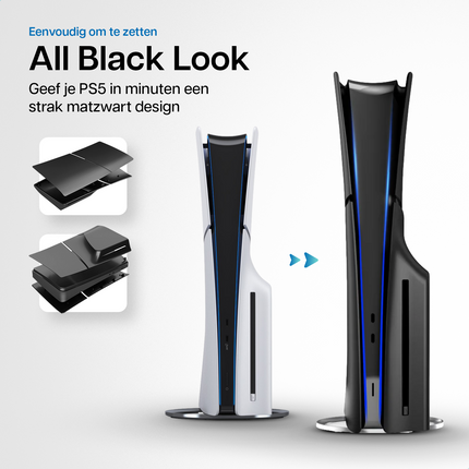 PlayStation 5 Slim Faceplates Disc Edition Black