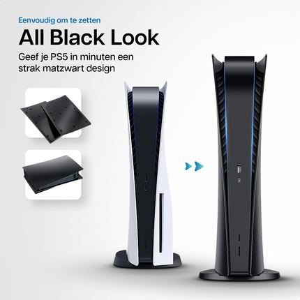 PlayStation 5 Faceplates Digital Edition Schwarz