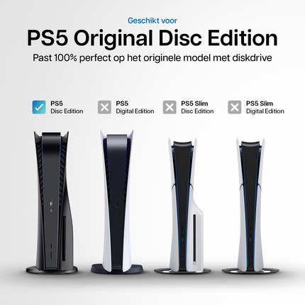 PlayStation 5 Faceplates Disc Edition Black