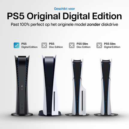 PlayStation 5 Faceplates Digital Edition Schwarz