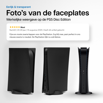 PlayStation 5 Faceplates Digital Edition Schwarz